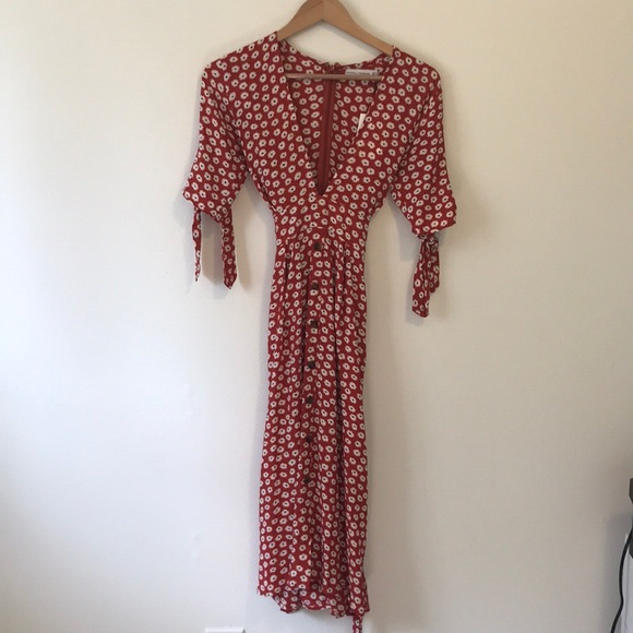 faithfull nina midi dress